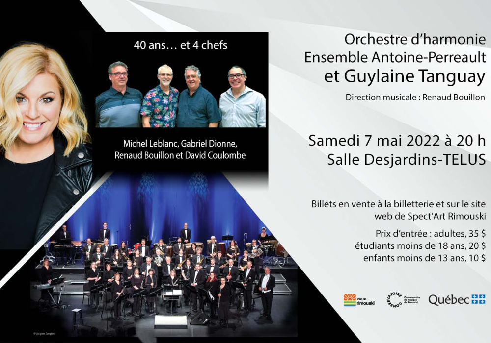 Concert Orchestre d’harmonie Ensemble Antoine-Perreault et Guylaine Guay